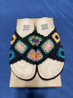Dirty Laundry 1990 crocheted sandals